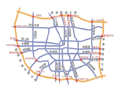 郑州市区有多少人口_郑州市区所有高速公路出入口名称 有地图最好(2)