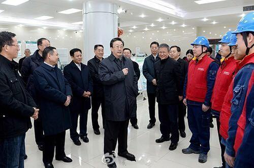 郭庚茂看望慰問春節期間堅守崗位的干部職工