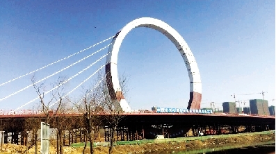 郑州新景：蝶湖大桥
