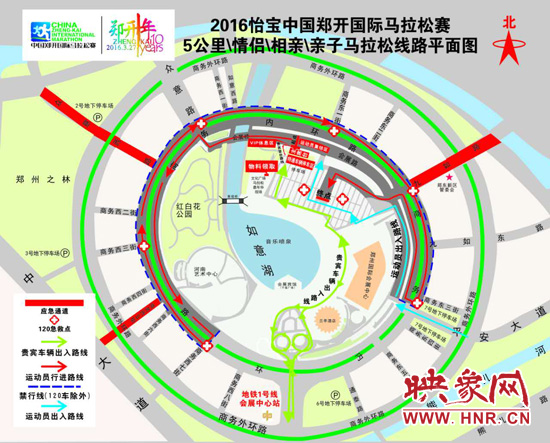 5公里賽路線品平面圖