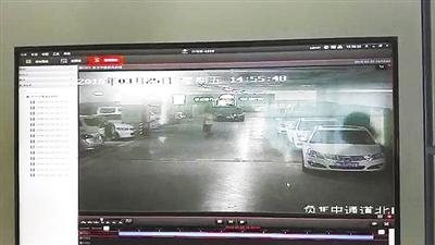 地下停车场视频监控截图