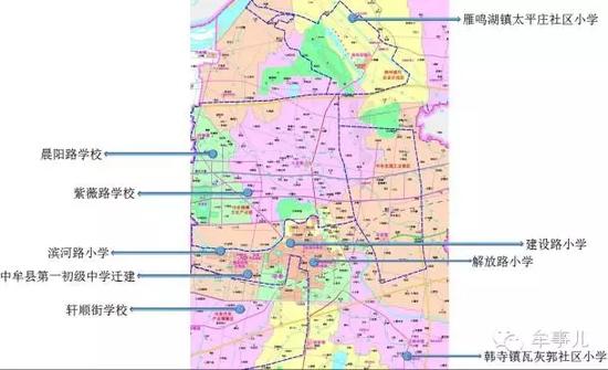 提供学位10000个;在新型社区新建雁鸣湖镇太平庄社区小学,韩寺镇瓦灰