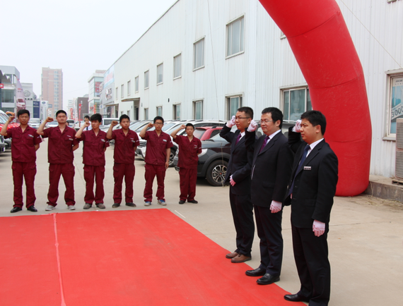 河南世纪阳光第五批15台星锐交车仪式_郑州汽