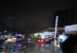 网曝陈寨蔬菜批发市场夜晚突发大火 伴爆炸声