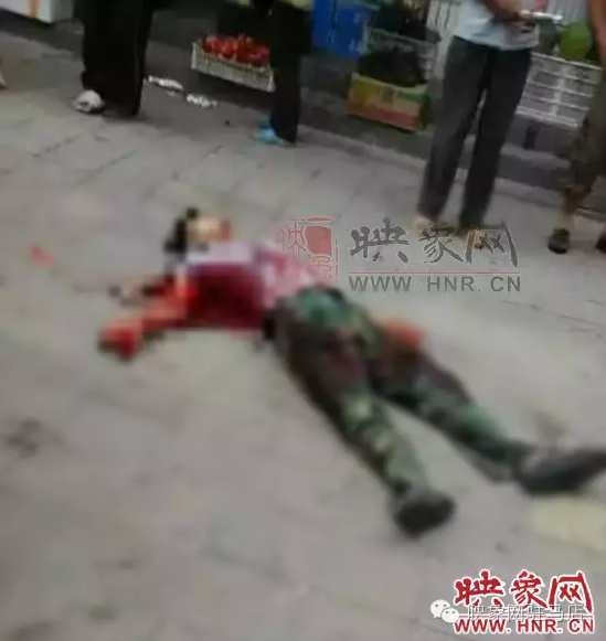 确山县男子持刀杀人 因骑车过程中发生相撞