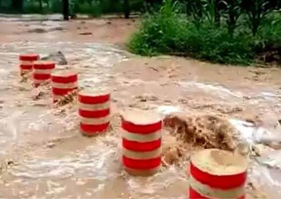 洛阳孟津县突降暴雨最大雨量93毫米 启动红色