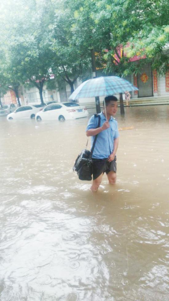 百年一遇暴雨突袭新乡 郑州客运段银川六组涉