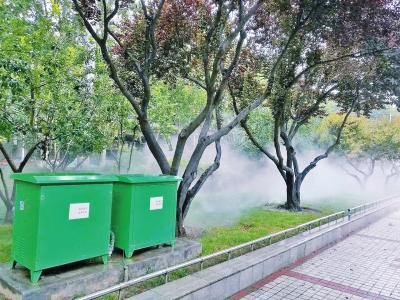 水霧飄移除塵又除霾