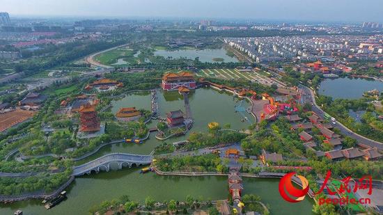 鳥瞰清明上河園