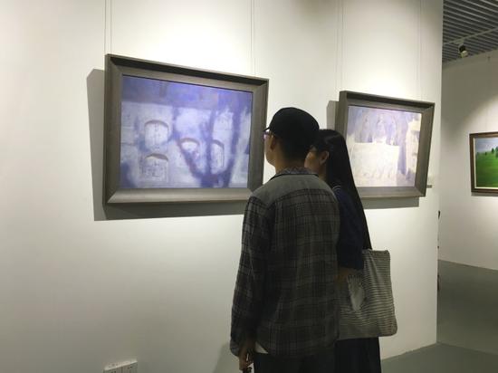 青年画家孙岩、王檀、徐赛象外油画作品展郑