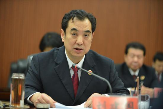 劉建國檢察長匯報工作