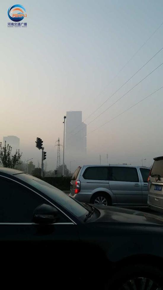 预计未来6小时郑州市区将出现能见度小于200米的雾