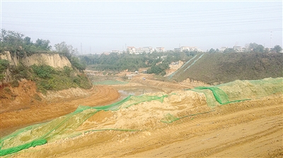 贾鲁河源头河道已现雏形