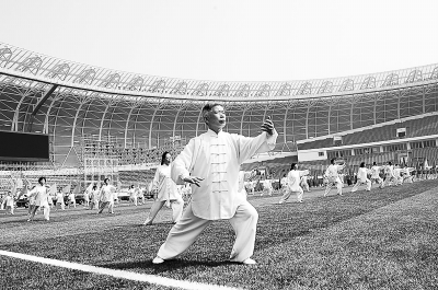 三門峽市的全民健身活動。本報通訊員張睿范艷龍攝