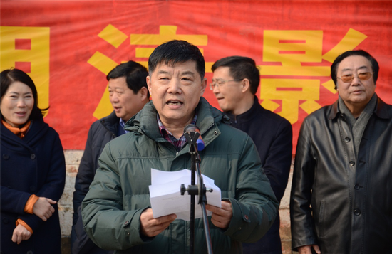 河南省攝影家協(xié)會副主席兼秘書長趙洪講話