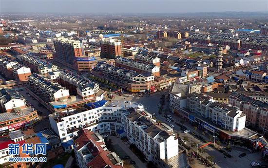 2月13日拍攝的蘇埠新街。