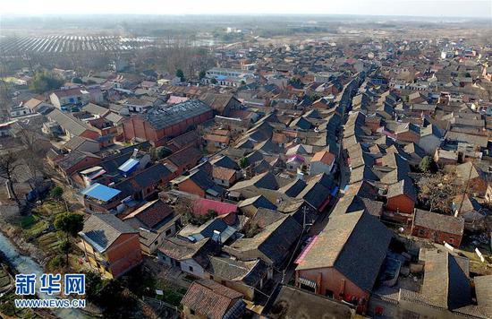 2月13日拍攝的蘇埠老街。