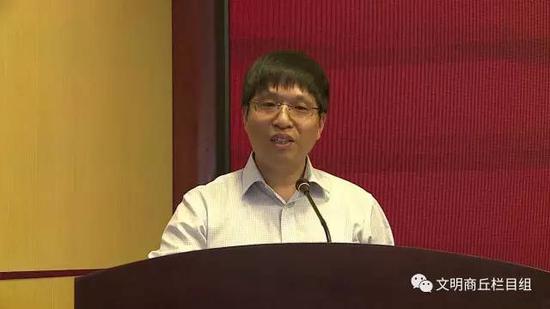 栾川县委常委,宣传部长柴洪涛作经验交流