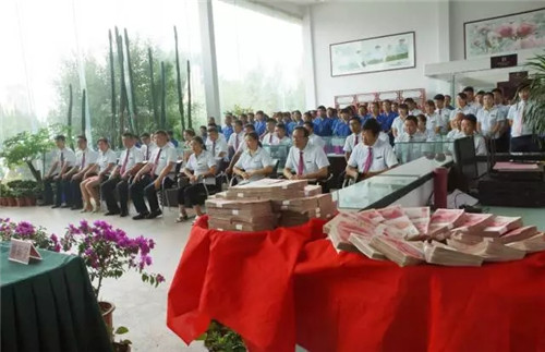 台湾华扬龙生科技产业园举行阶段性总结表彰大