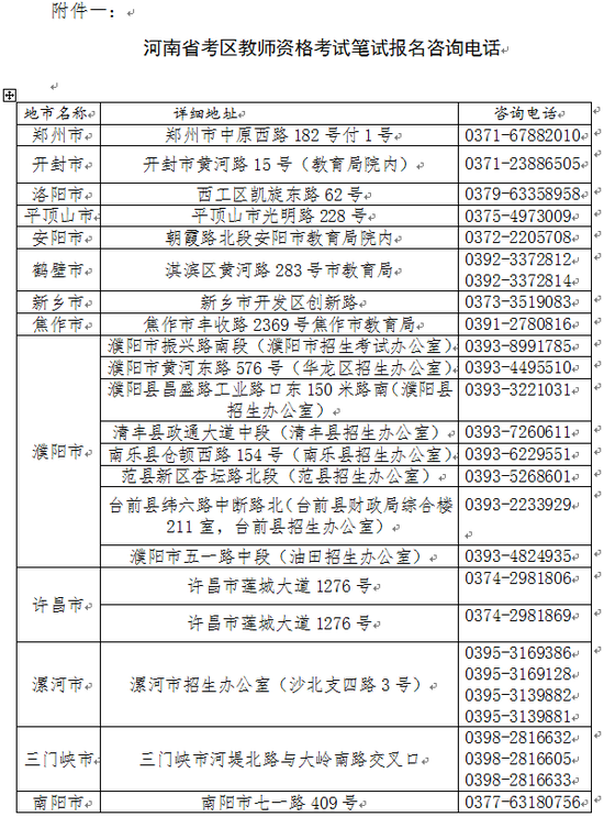 河南省教师资格考试下周二开始报名 11月4日笔