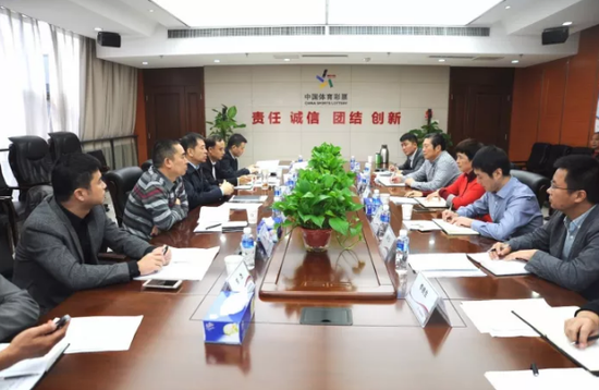 省体育局局长李俊峰到省体育彩票管理中心调研