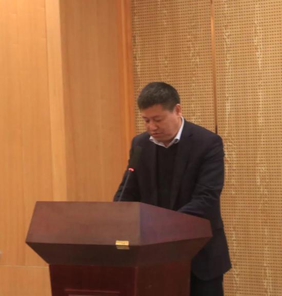 固始縣旅游局局長祝孔勇講話