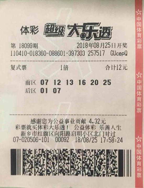 [新乡]乐观小伙喜中大乐透三等奖