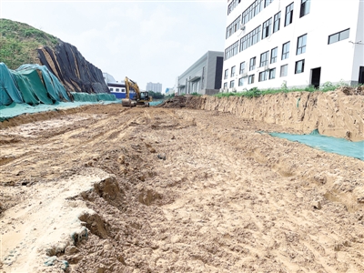 荥阳市牡丹路道路工程施工现场