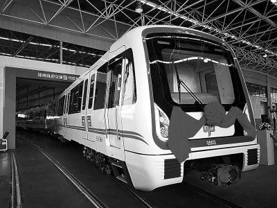 郑州地铁5号线列车的外观加入了郑州的文化特色郑州市轨道交通公司供图
