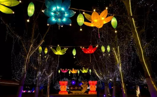 開封鐵塔上元燈會