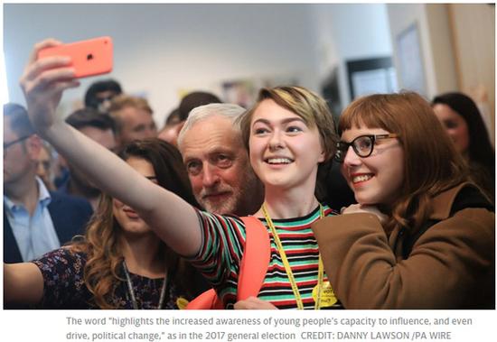 牛津词典2017年度词汇:Youthquake