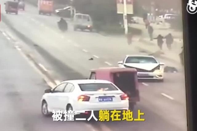 男子驾车疯狂撞死前妻