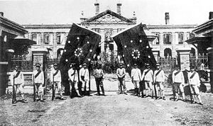 1911年10月11日,中华民国军政府鄂军都督府在湖北武昌成立