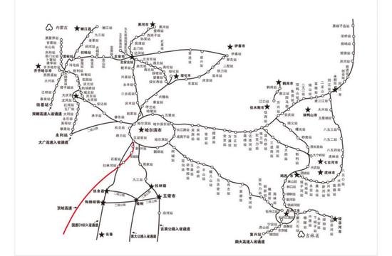 绕行路线图