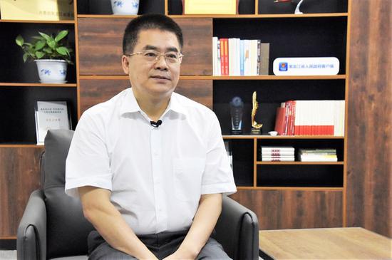 黑龙江省商务厅党组书记、厅长康翰卿。