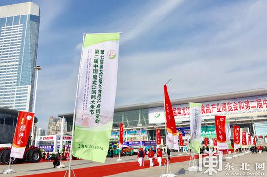 第二届中国黑龙江国际大米节开幕。东北网记者 霍枭涵 摄
