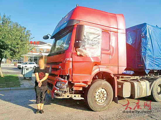警方截获的涉油车。