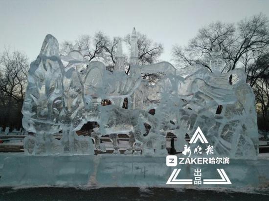 第十六届黑龙江省大学生冰雕比赛获奖作品