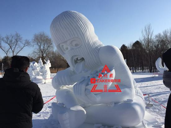 春节期间,雪博会网上购票人群大幅增长。