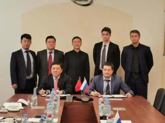 哈电国际与俄动公司签署合作协议 图自哈尔滨电气集团有限公司 ↑
