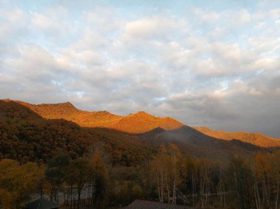 （雨后的“金山”）