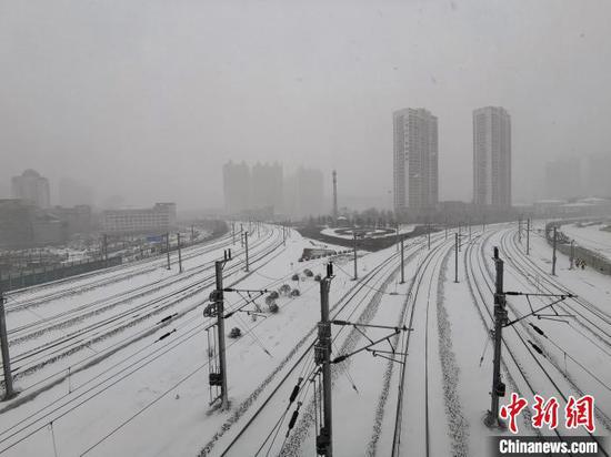 11月19日,黑龙江省迎来今年入冬以来最大降雪。 姜辉 摄