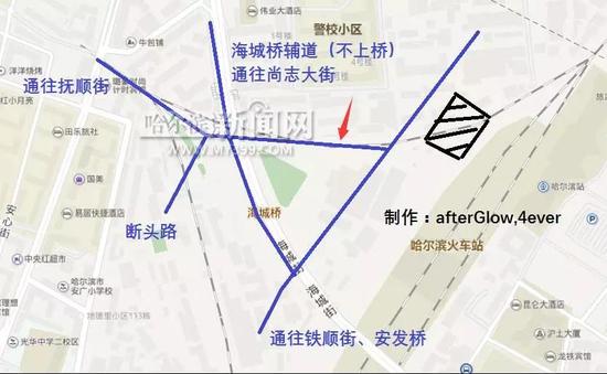 哈尔滨机场大巴移至哈站北广场 附新增加的公