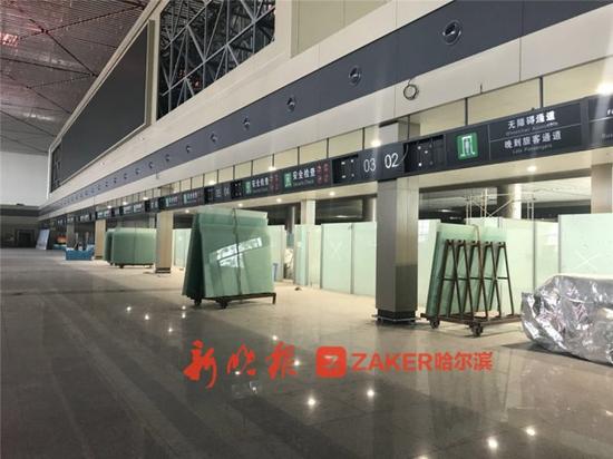 哈尔滨机场T2航站楼有模样啦 年内或投用