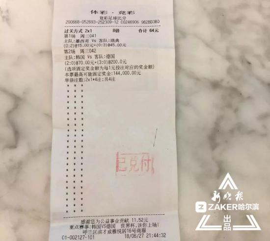 (中奖彩票)