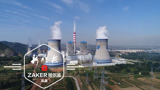 ↑ 哈电锅炉研制的世界最高参数的莱芜百万千瓦二次再热锅炉。