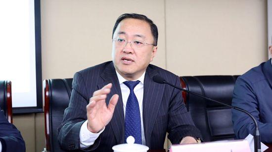  图为黑龙江省体育局局长杨涛。