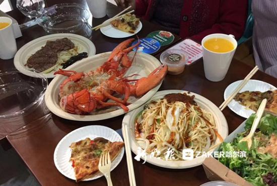 加工好的美食。