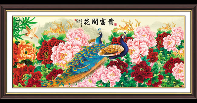 5个月昼夜赶工两米长十字绣 冰城女子看啥都一