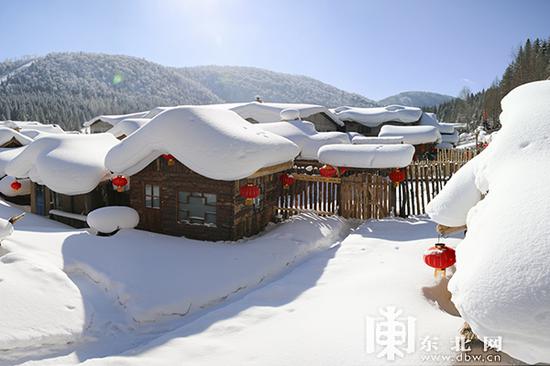 中国雪乡资料图。景区提供